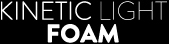 Kinetic light foam logo