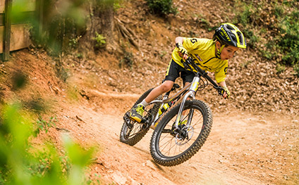 boy riding