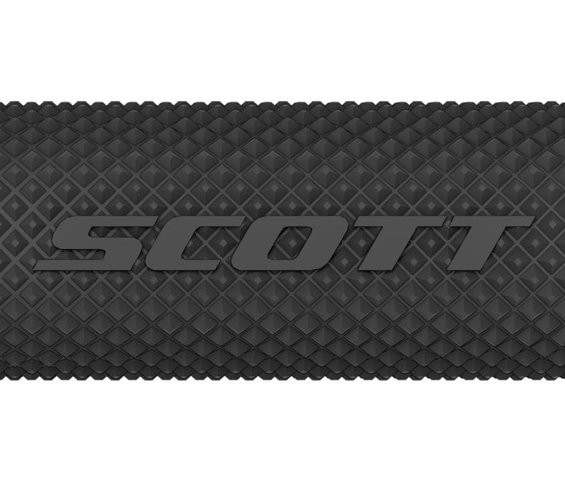 Poignées Cross Scott SX II Lock On Noir Jaune - Revêtement poignee moto