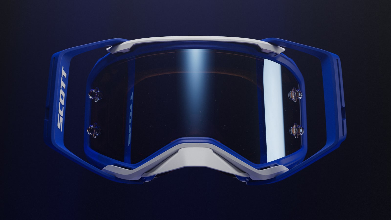 front facing goggle to show the massive field fo vision