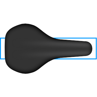 saddle with a channel