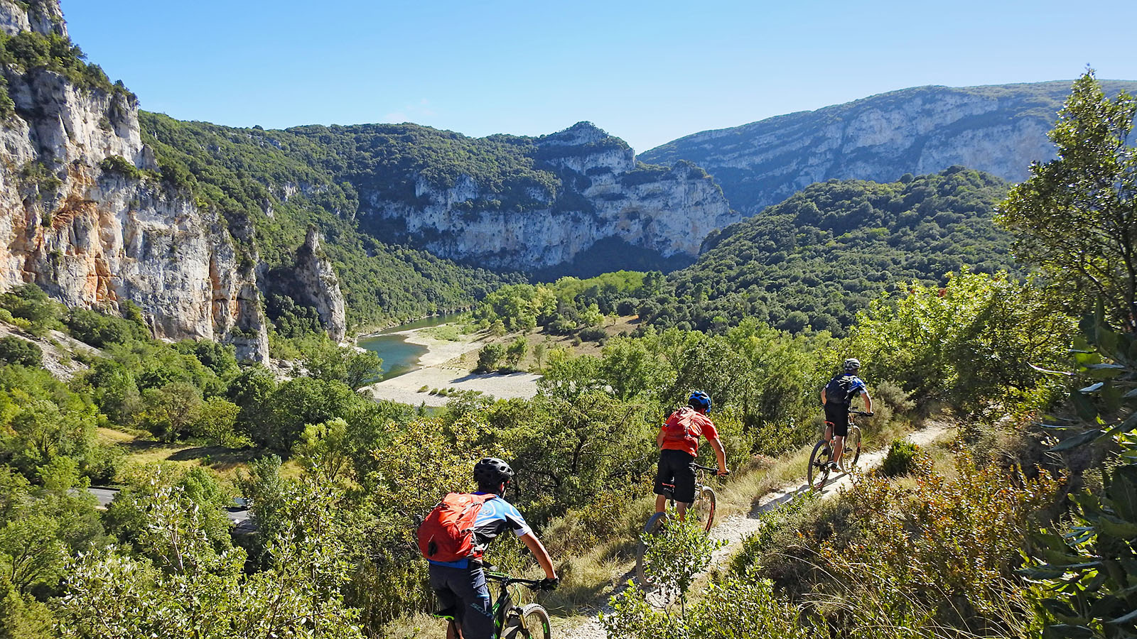 France, Ardèche - The wild Ardèche by mountain-bike