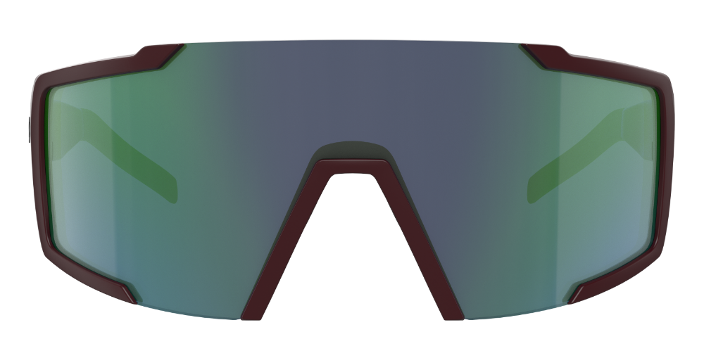 front view of the shield sunglasses